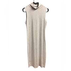 Chic Stretch Sleeveless Gray Maxi Dress by Antistar | Size M | Basic Cottagecore